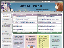 Tablet Screenshot of manga-planet.com